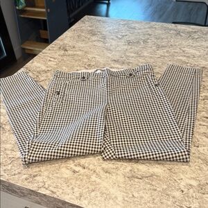 Maurices Black and White Gingham Pants